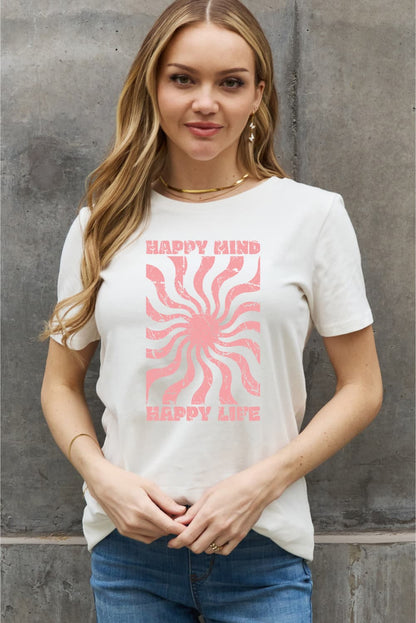 Happy Mind Happy Life Tee