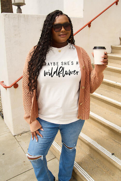 MAYBE SHE'S A WILDFLOWER Graphic Tee