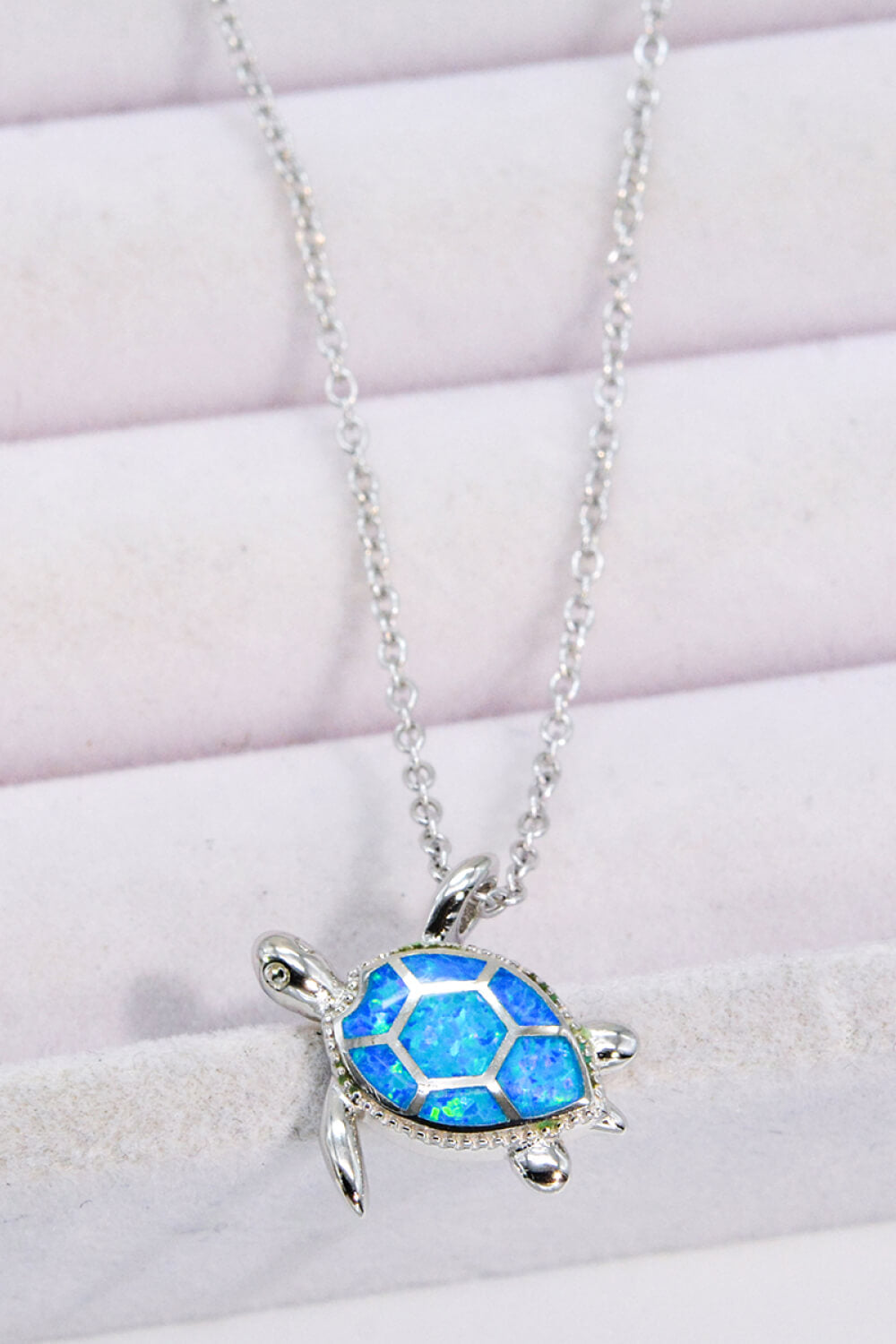 Opal Turtle Necklace