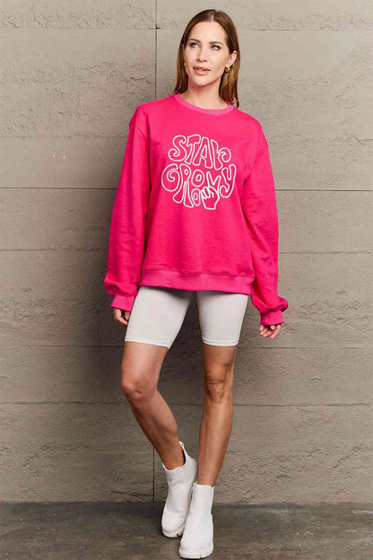 Stay Groovy Graphic Sweatshirt