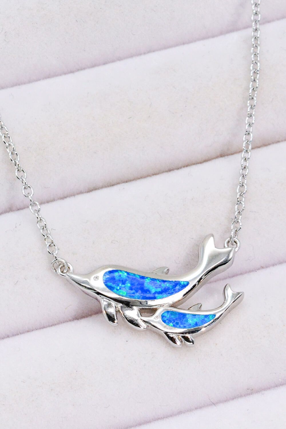 Opal Dolphin Necklace