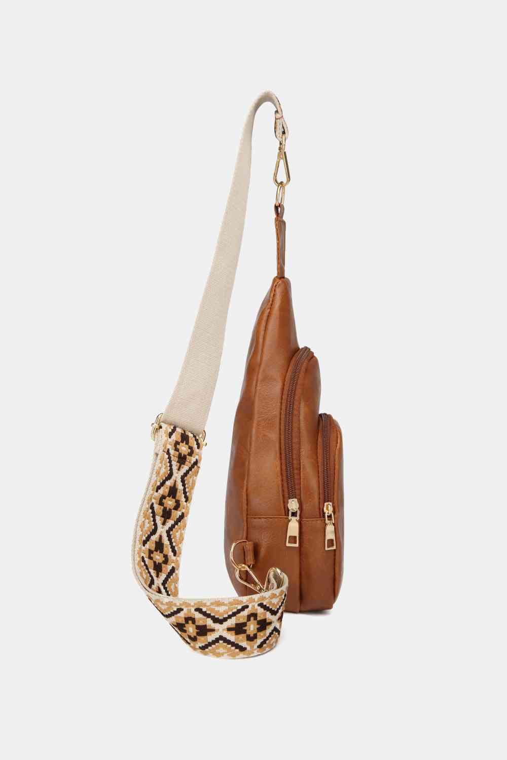 Vintage Inspired Vegan Leather Sling Bag