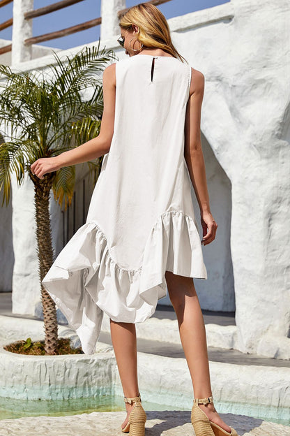 Ruffle Hem Dress