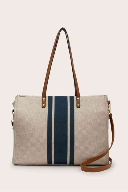 Boss Lady Striped Tote