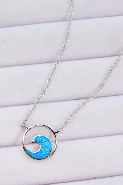 Opal Wave Necklace