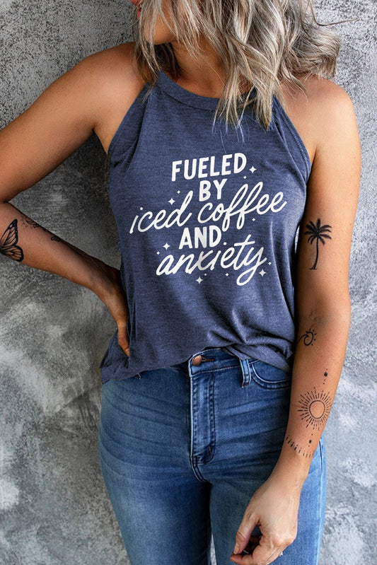 Fueled By Iced Coffee & Anxiety Tank