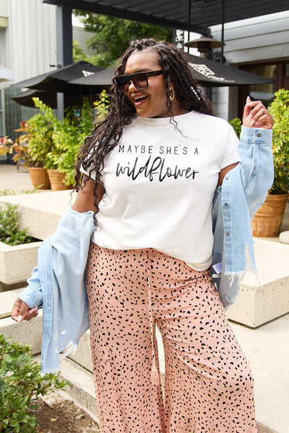 MAYBE SHE'S A WILDFLOWER Graphic Tee