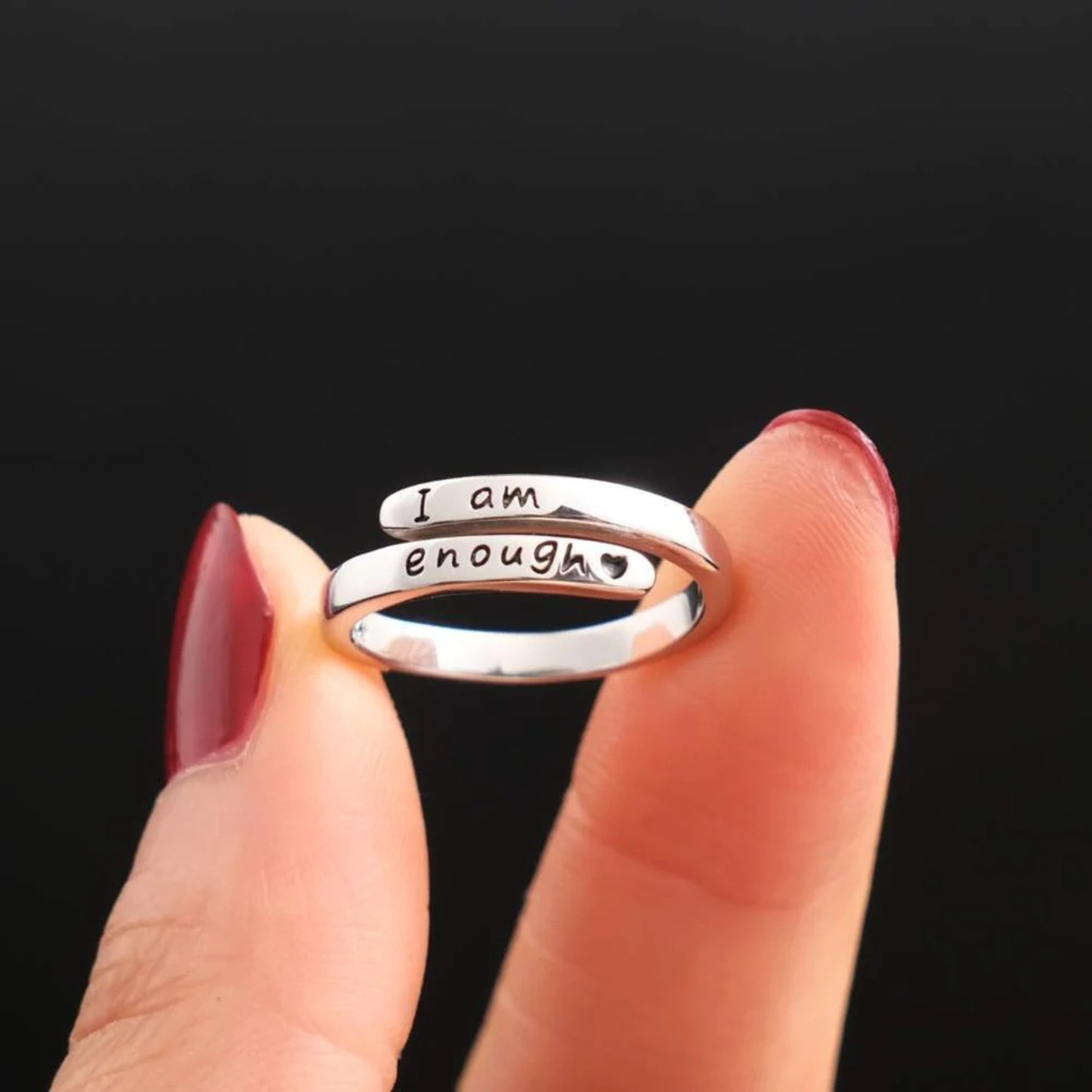 Engraved Bypass Ring