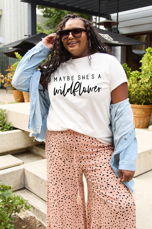 MAYBE SHE'S A WILDFLOWER Graphic Tee